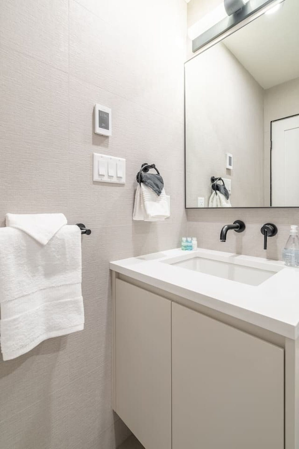 Second bathroom with heated floors.