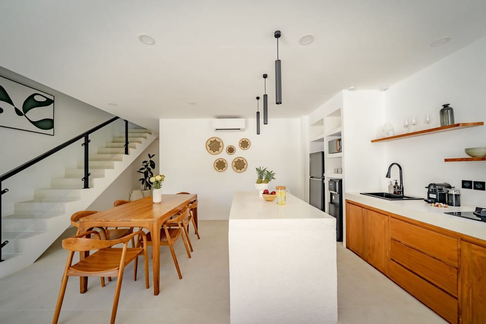 Deluxe Villa, 3 Bedrooms, Pool View | Private kitchen | Coffee/tea maker, electric kettle