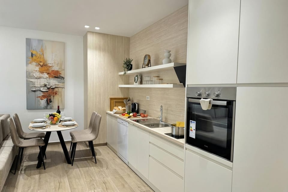 Kitchen and dining area