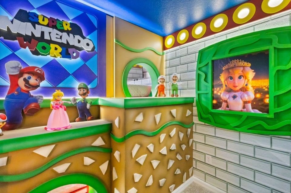 Mario Bros-Themed Bedroom
