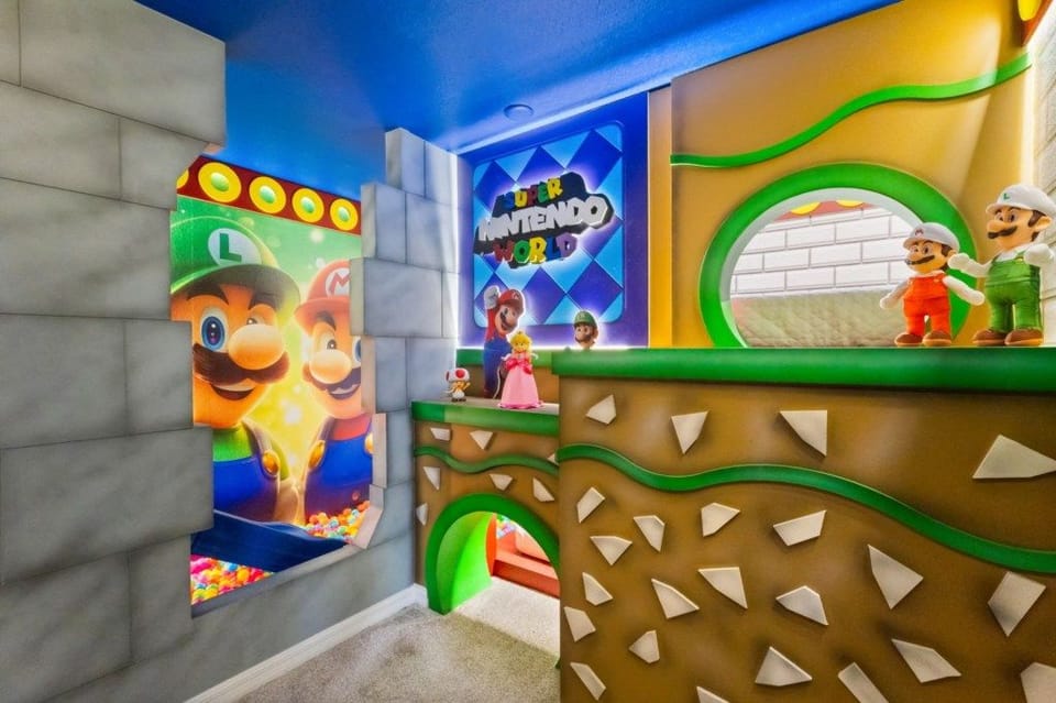 Mario Bros-Themed Bedroom