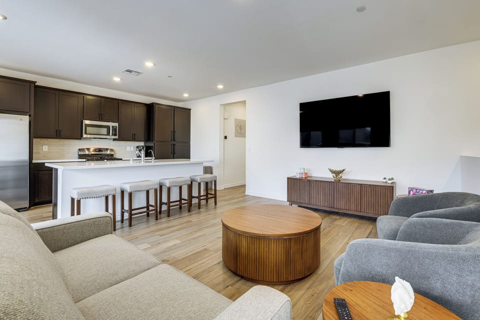 Unit 1 | Living Room | Full Sleeper Sofa | 1st Floor (Stairs Required to Access)