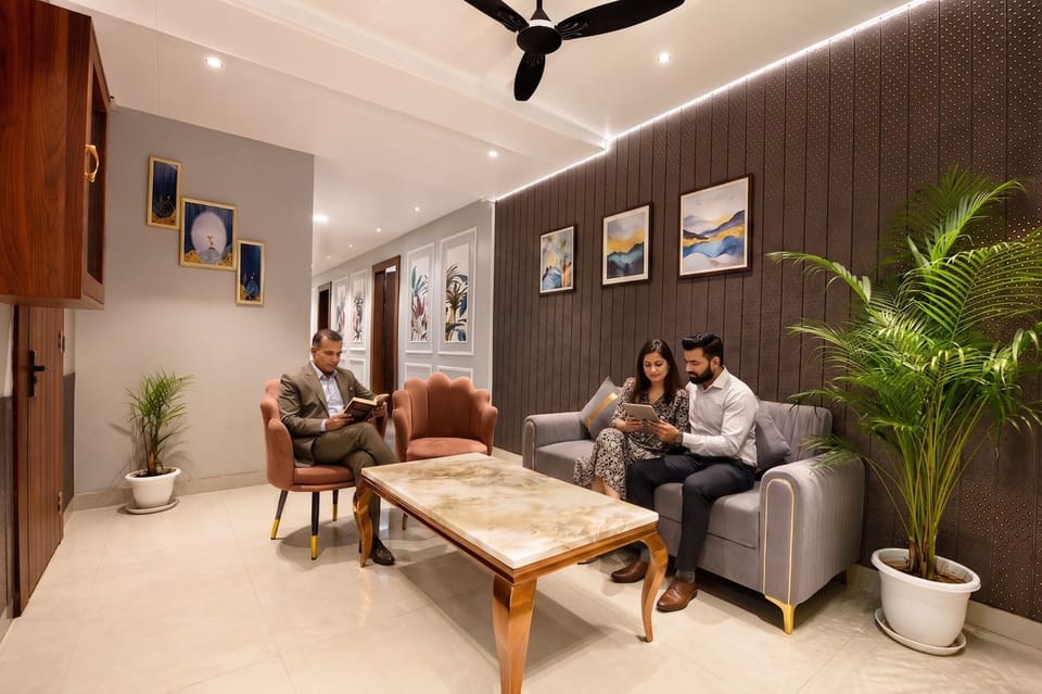 Lobby sitting area