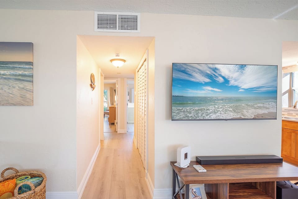 Down the hall to the Bedrooms