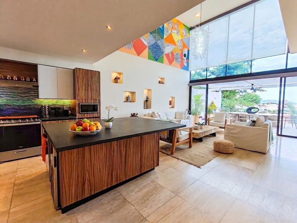 Whether you`re watching a movie, playing a board game, or simply chatting, this comfortable and welcoming space will surely be a hit with everyone.