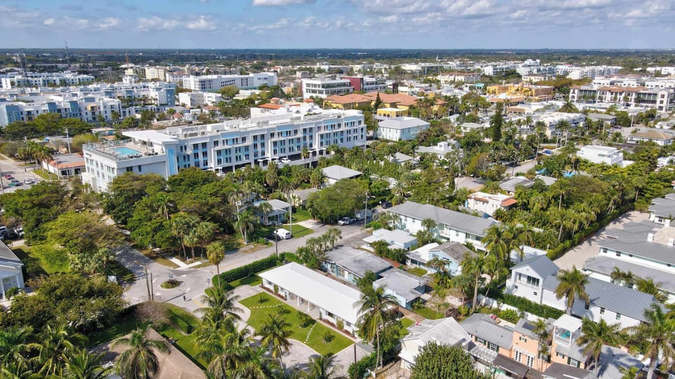 Aerial view of your coastal escape