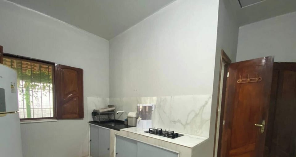 Casa de Praia Na Ilha de Marajó - Joanes/PA | Private kitchen | Fridge, microwave, cookware/dishes/utensils, freezer