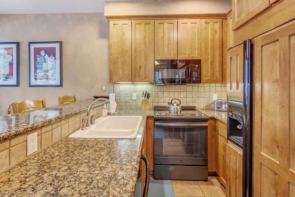 Kitchen is Vacation Ready