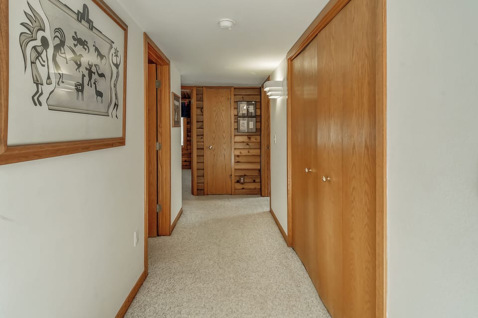 Hallway to Bedrooms on the Main Level