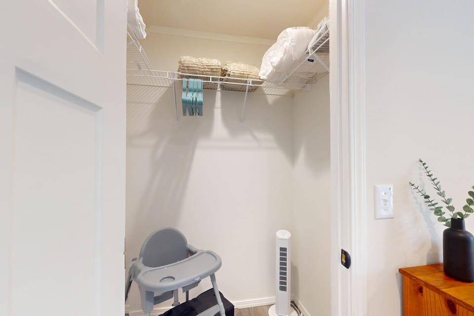 High chair provided for little guests’ comfort and convenience.