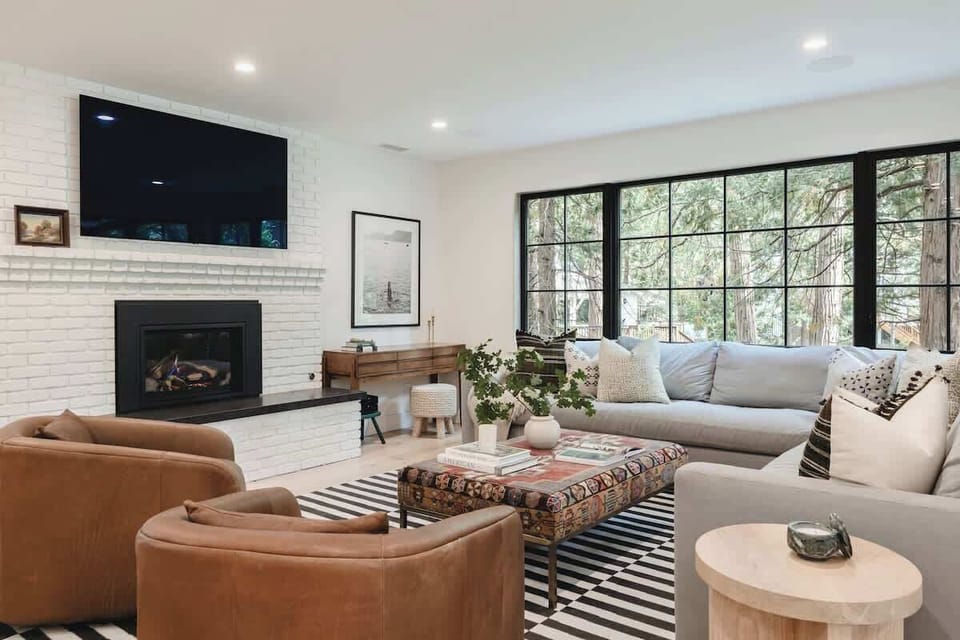 Living room 1 is on the main level.