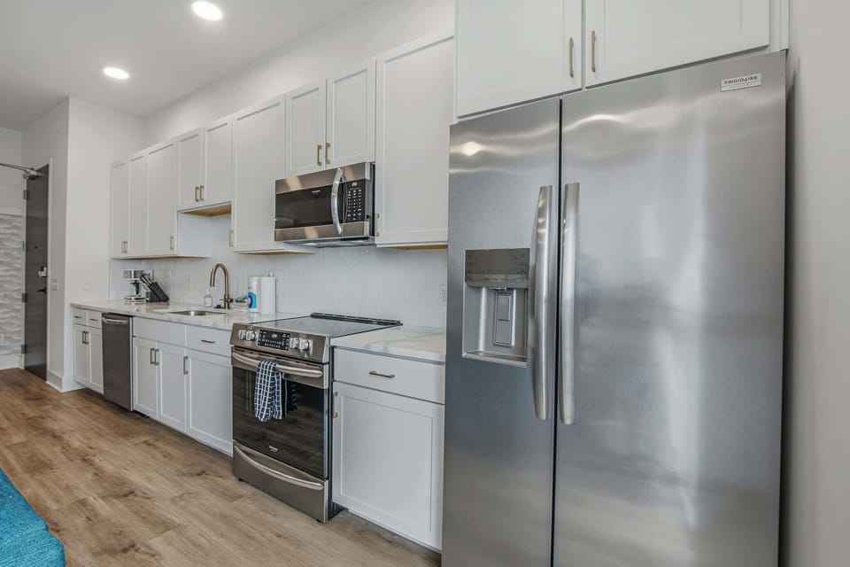 Fully equipped Kitchen, unleash your inner chef with modern appliances and plenty of prep space!
