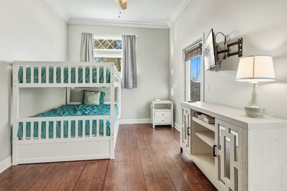 Cozy bunk room ideal for kids