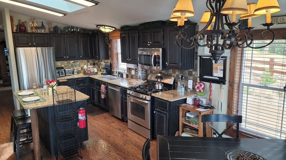 Fully equipped kitchen