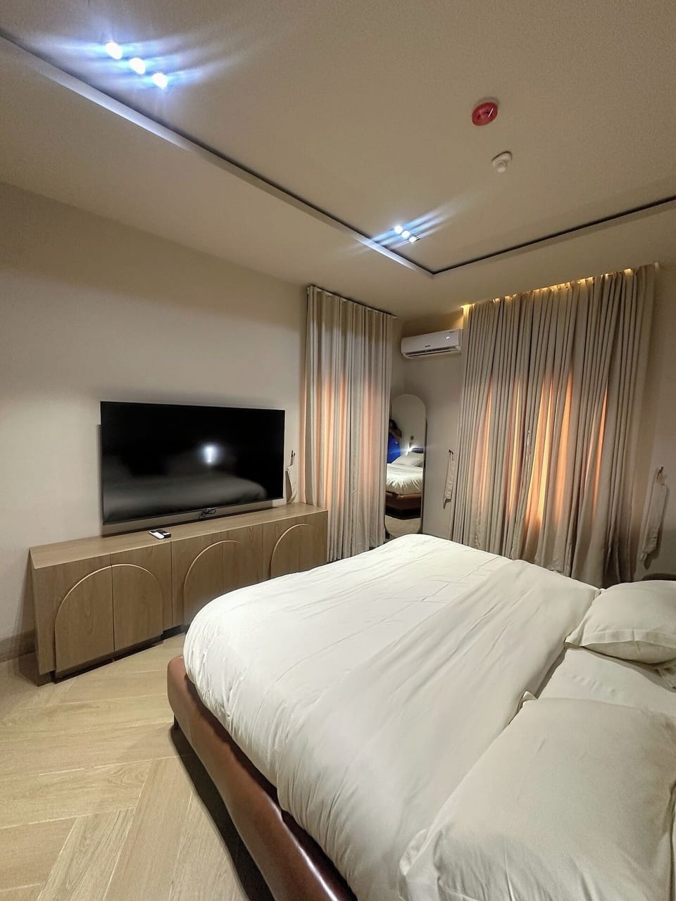 Family Room, Balcony, City View | Desk, laptop workspace, blackout drapes, soundproofing