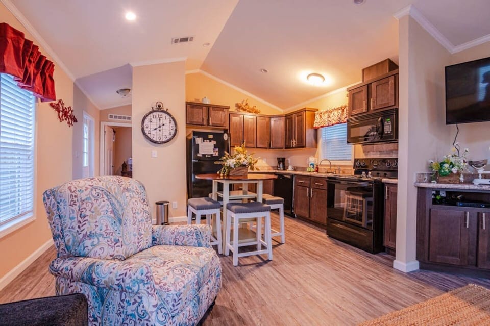 Cozy living area by the kitchen