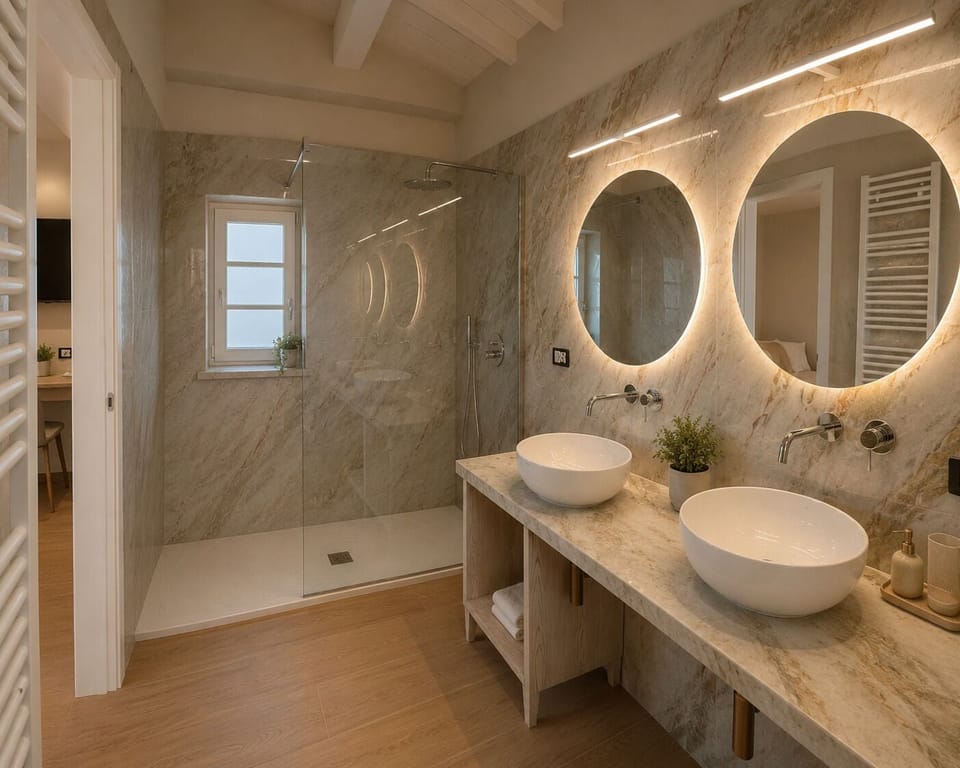 Bathroom | Shower, hair dryer, towels, soap