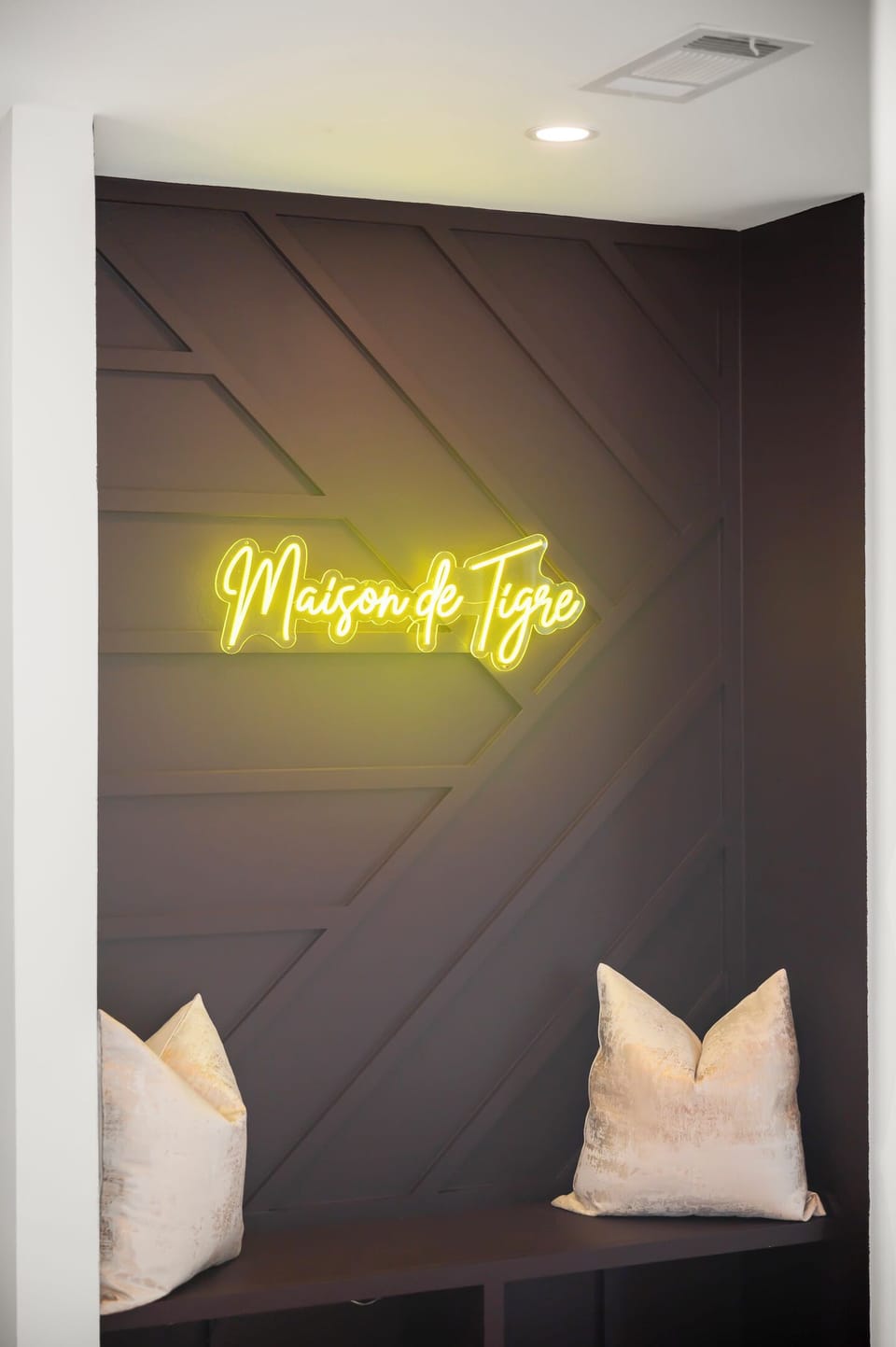 A unique, Instagram-worthy spot inside the home.