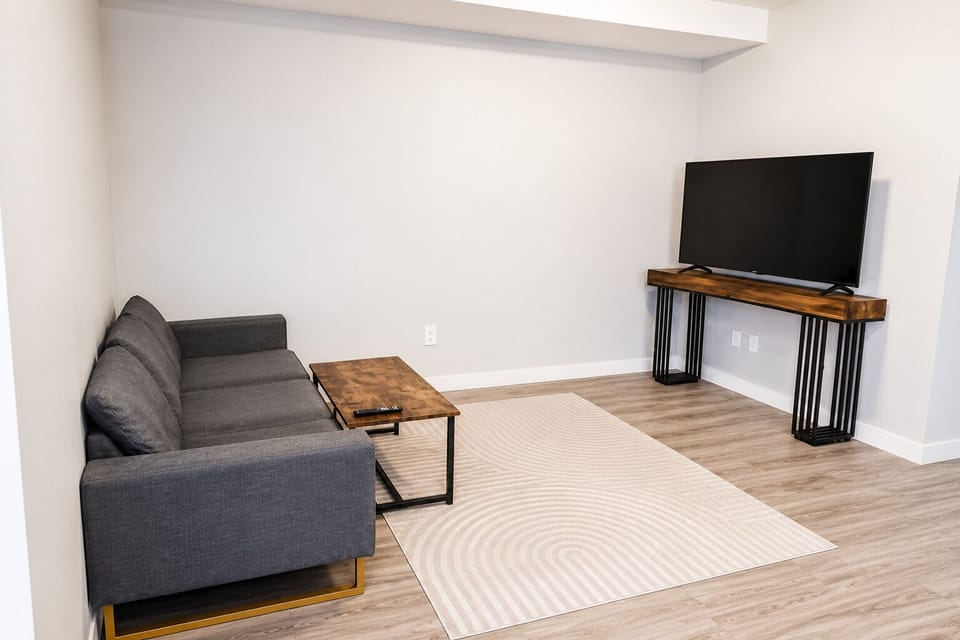 Living Area with TV and Couch