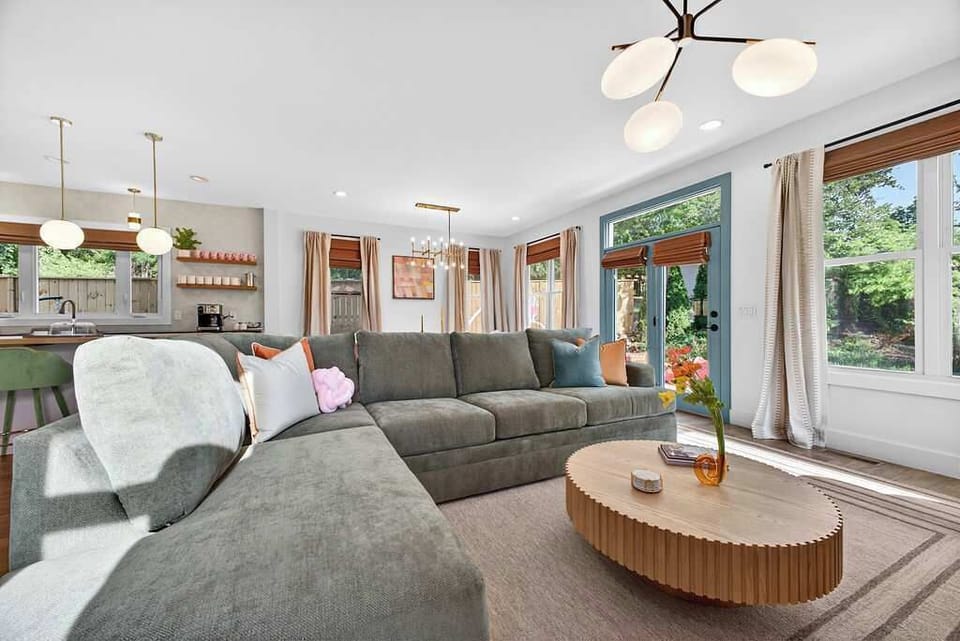 Make Yourself at Home – Our spacious living room is perfect for gathering, unwinding, and making memories.