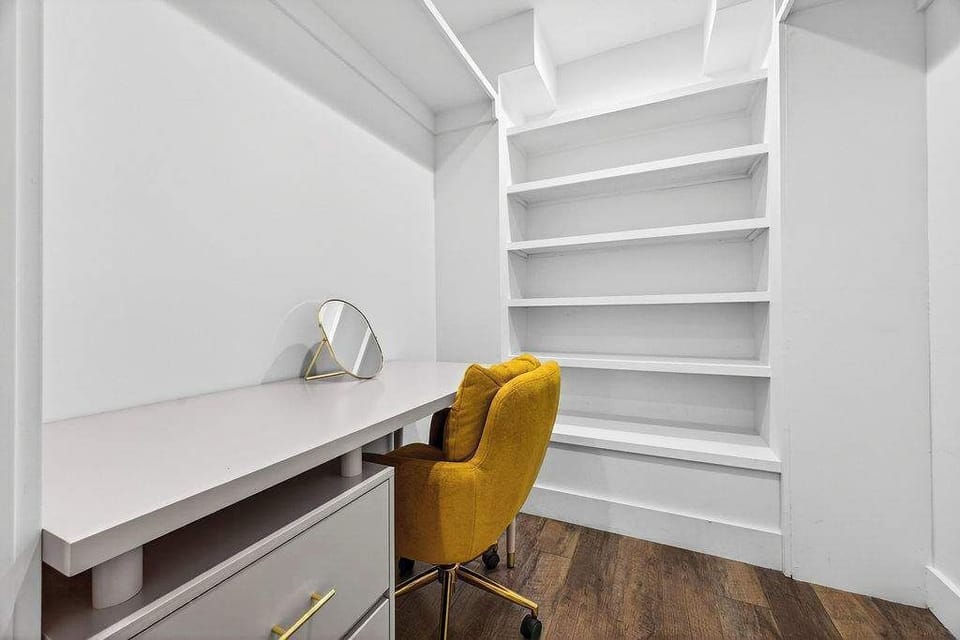 A quiet little nook to stay productive — or just plot your next adventure.