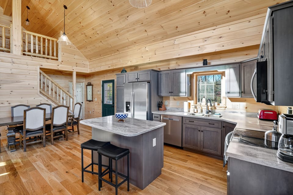Fully stocked kitchen