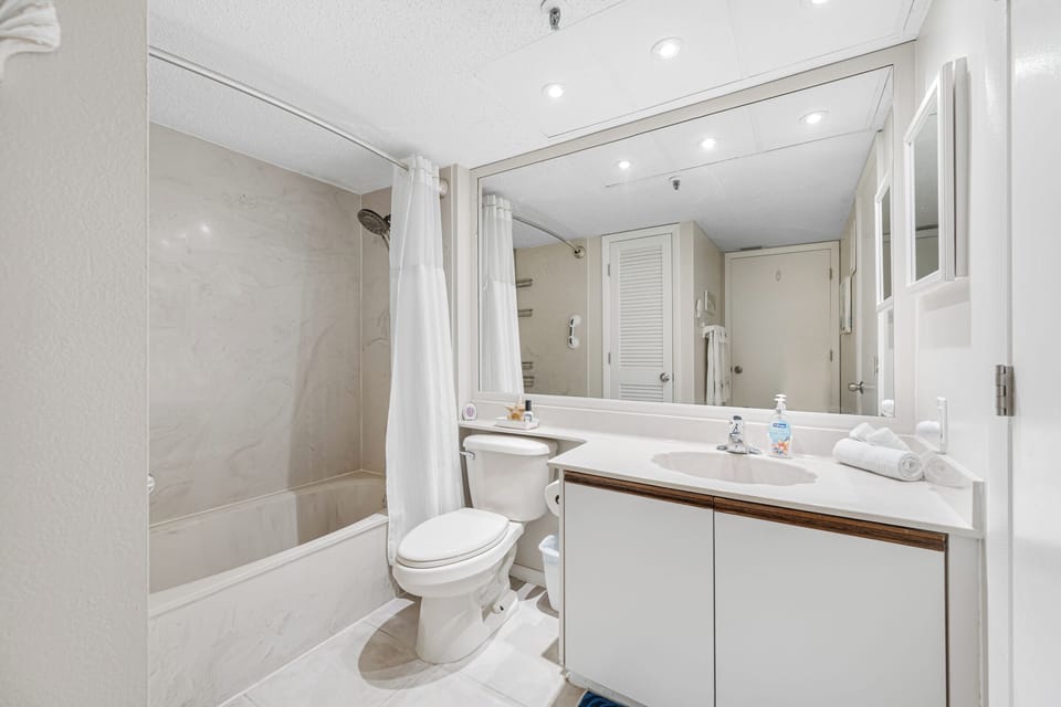 #103 Bathroom with a tub/shower combo