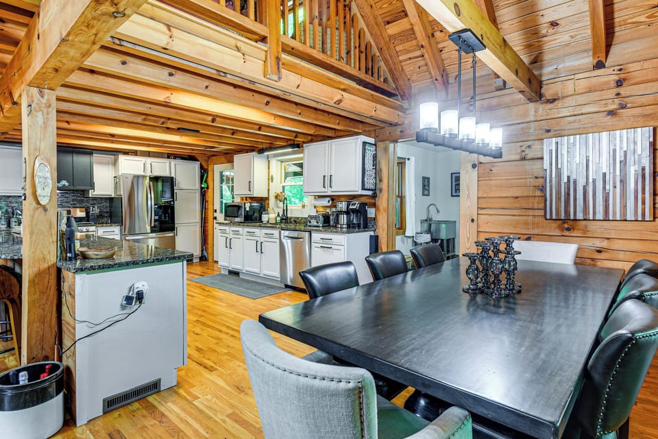 Dining Area & Kitchen | Main Level