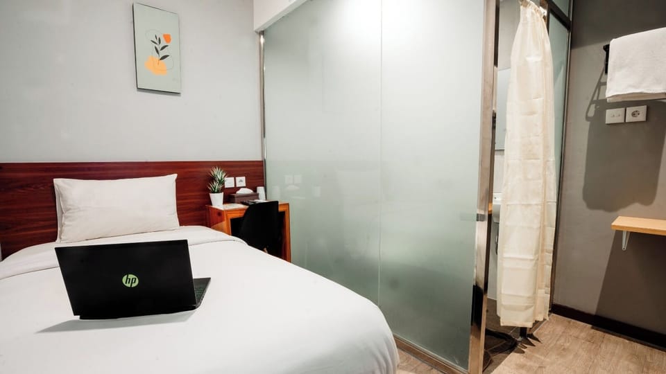 Basic Single Room | Desk, laptop workspace, WiFi (free)