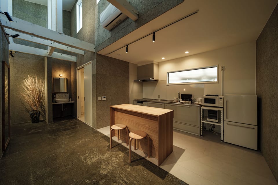 Superior Villa | Private kitchen | Full-size fridge, microwave, stovetop, electric kettle
