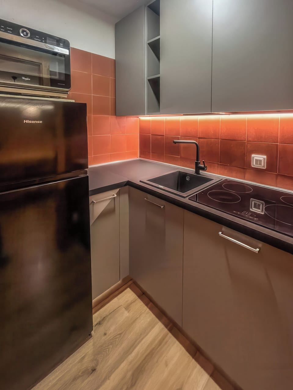 Apartment, Balcony, Mountain View | Private kitchen