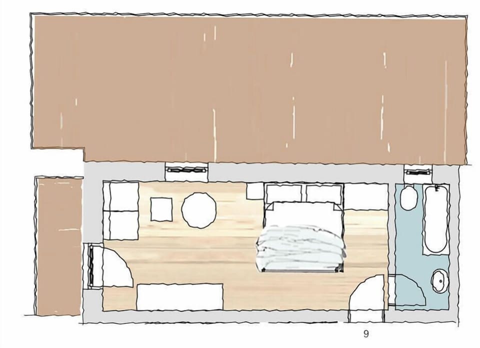 Superior Triple Room | Floor plan