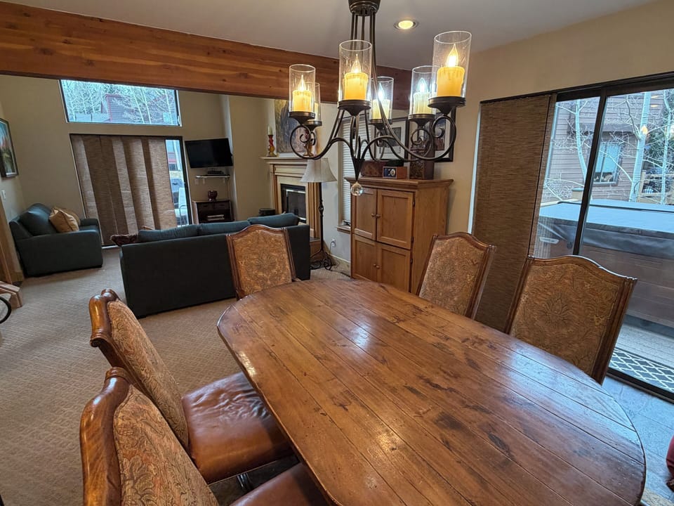 Linger After Dinner at the Comfortable Dining Table