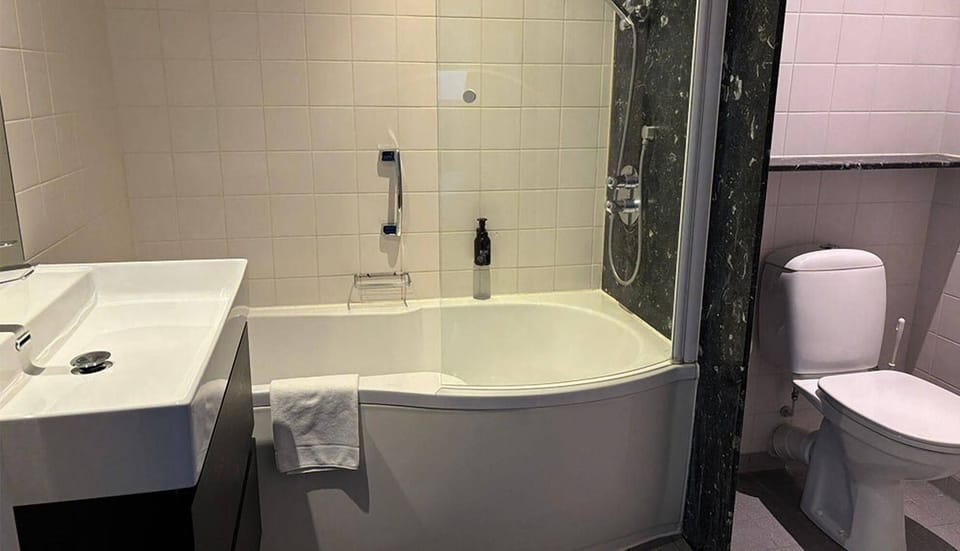 Unwind with a soothing soak after a long day.