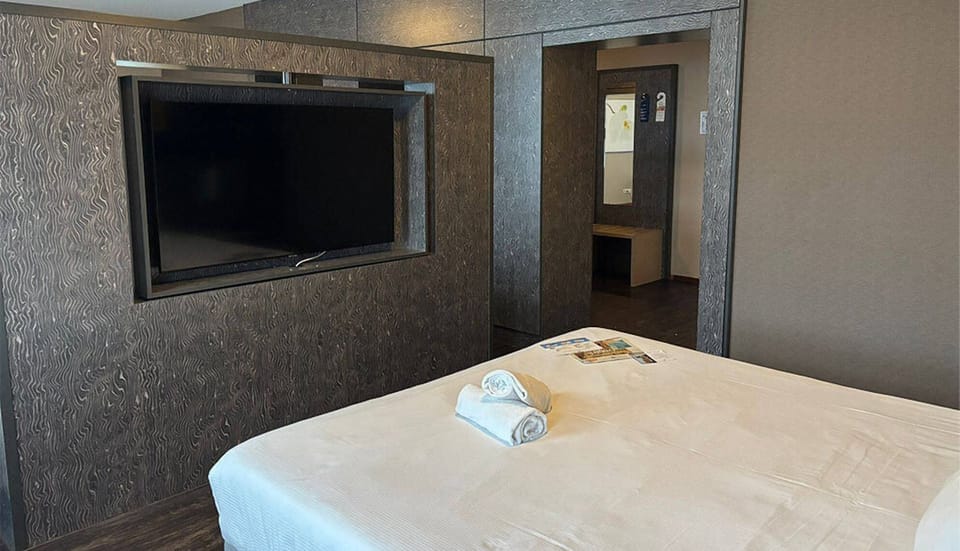 Settle in and enjoy movie nights with the in-room TV