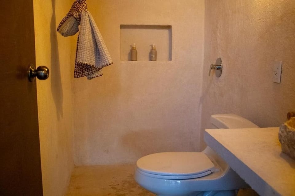 Bathroom | Shower, towels, soap, shampoo