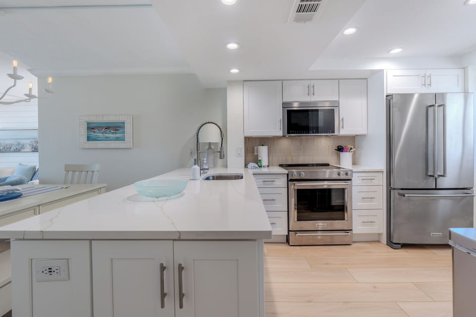 Gather Around the Coastal Island Kitchen