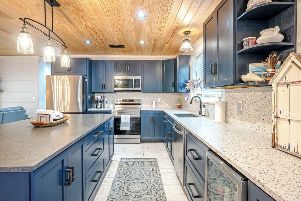 Upgraded, modern kitchen
