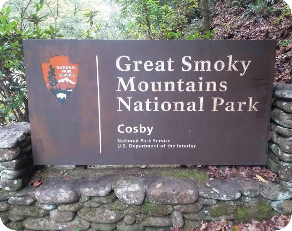 The Cosby campground, part of the National Park, less than 10 minutes away.