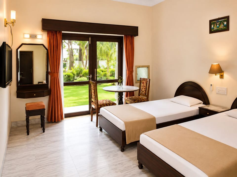 Standard Double or Twin Room, Garden View | Desk, laptop workspace, WiFi (free)