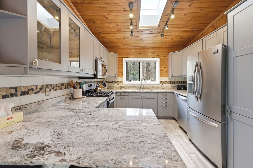 Plenty of counter space for easy prep and gathering.