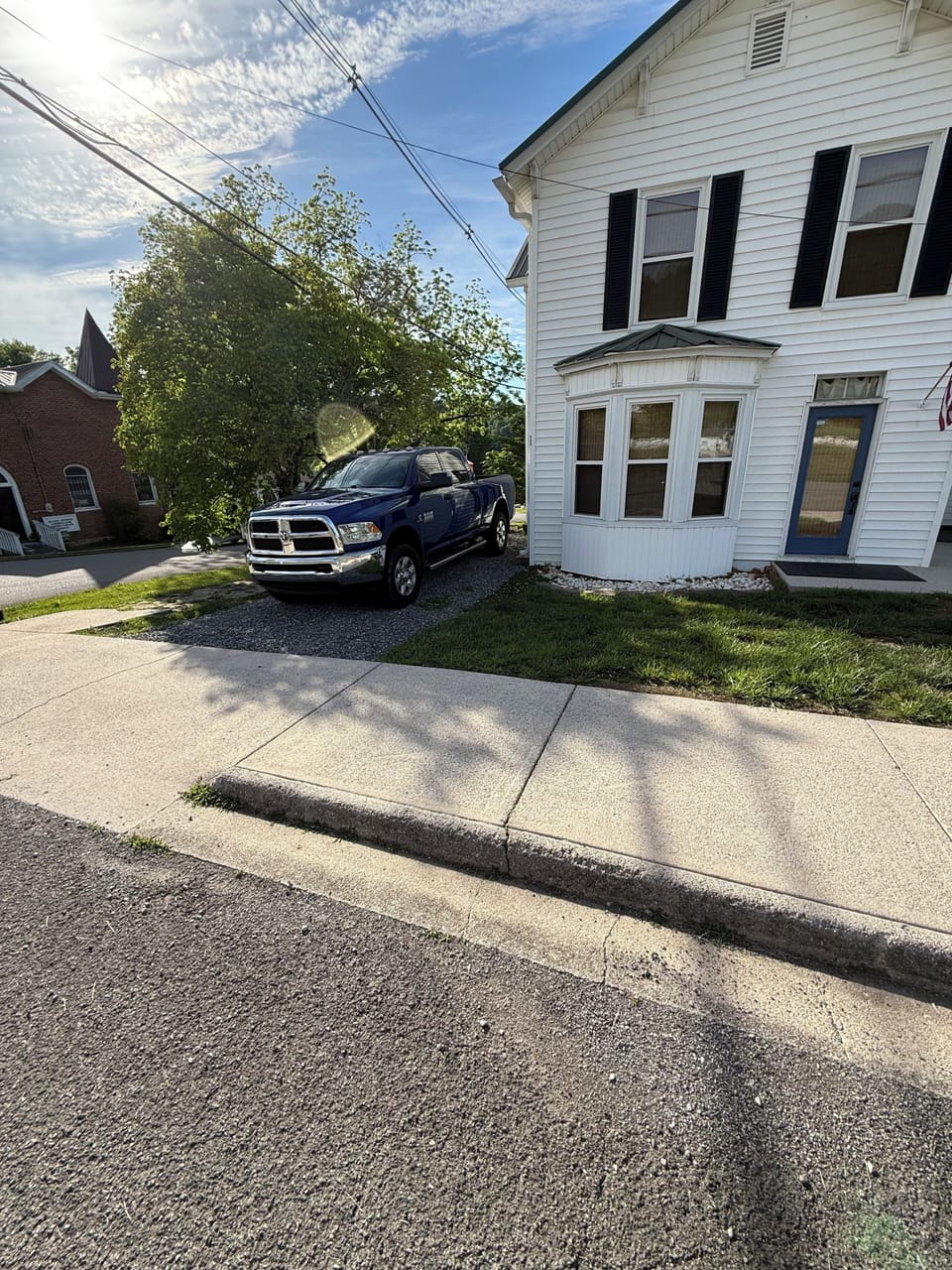 Extra truck/trailer parking