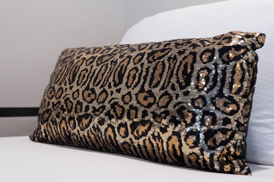 Plush pillows and cozy bedding for a restful night’s sleep