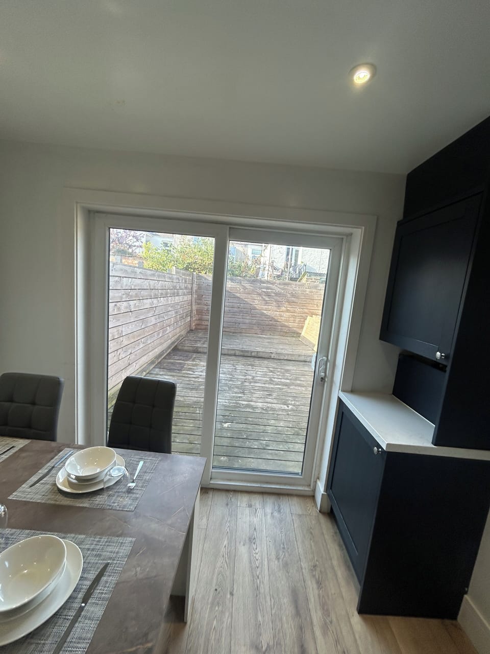 Dining leading to Garden