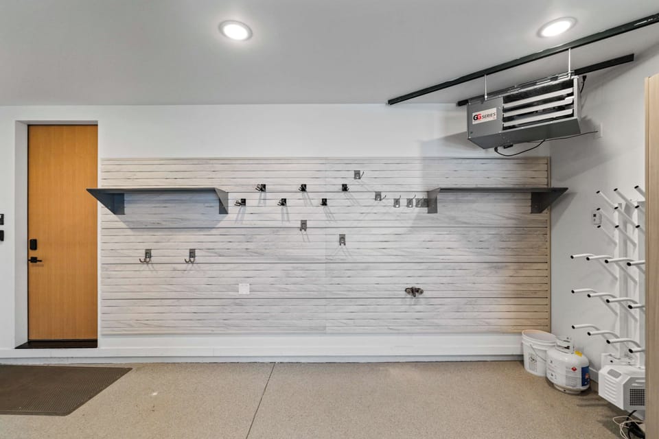 Heated ski storage with boot dryer

