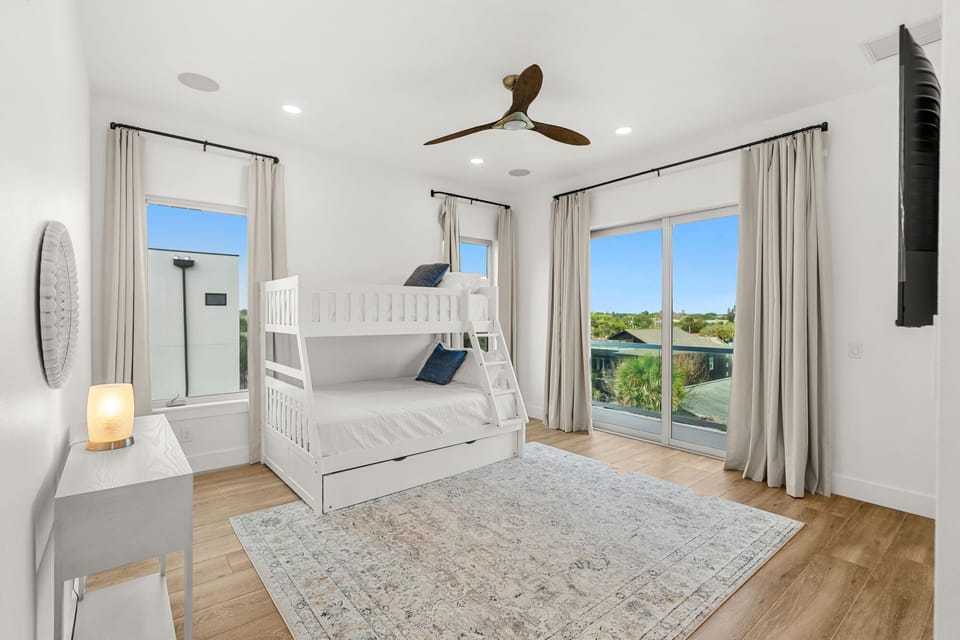 Guest bedroom 3 features a twin bunk bed - perfect for kids!