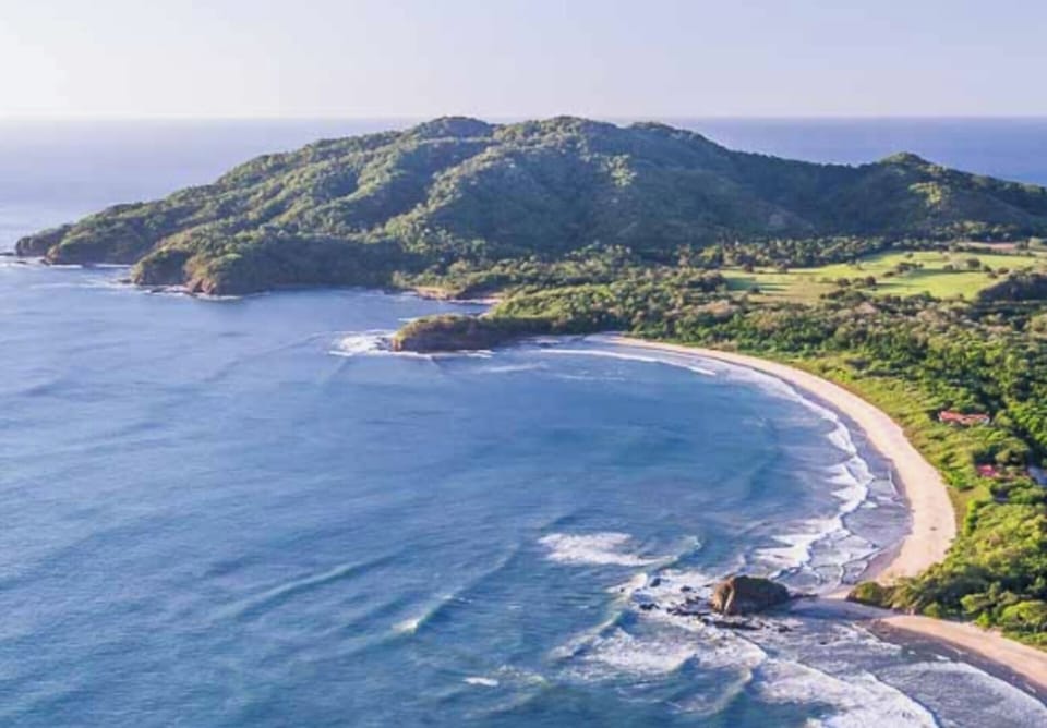 Ariel view of the area
