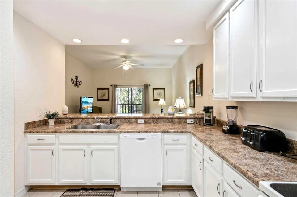 A kitchen designed for gathering, cooking, and making every vacation moment feel like home