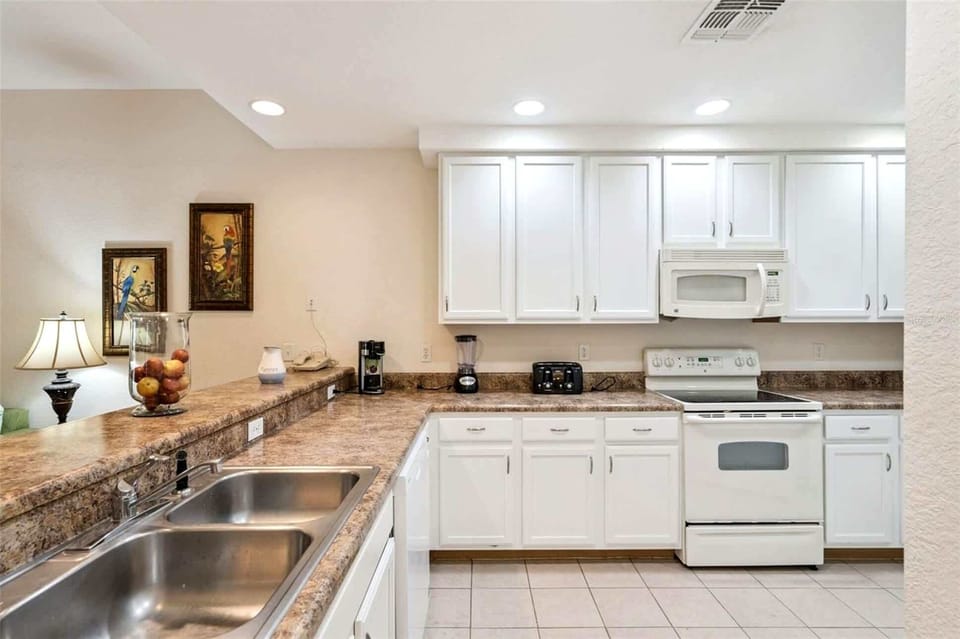 A kitchen designed for gathering, cooking, and making every vacation moment feel like home