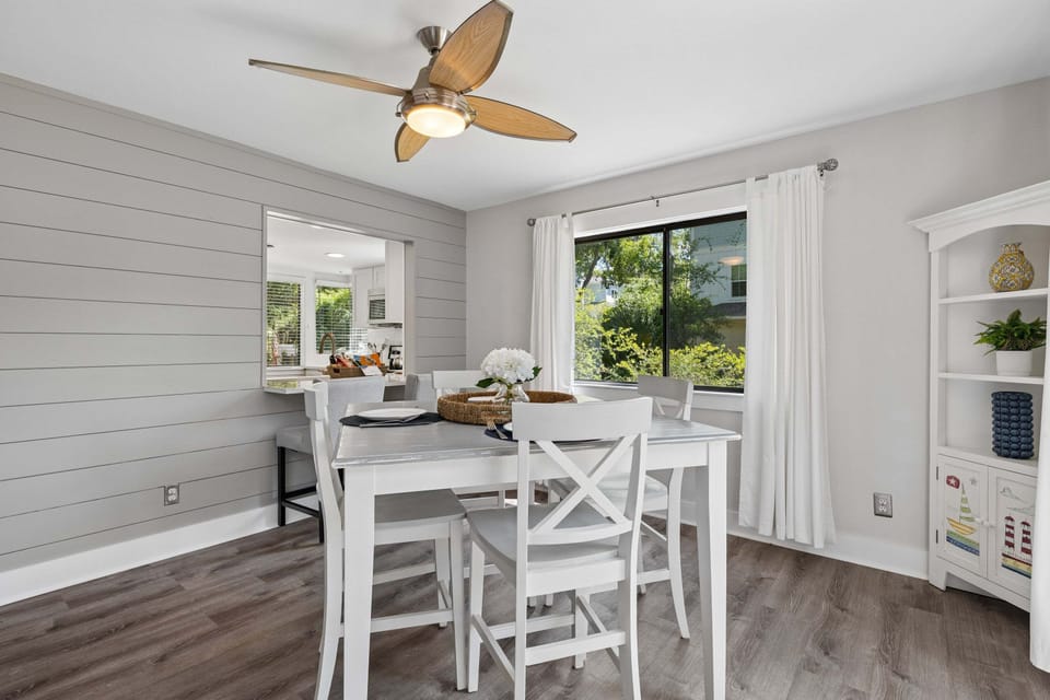Share stories of the day around the dining room table